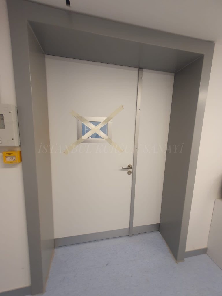 tomografi odası kurşun kapı